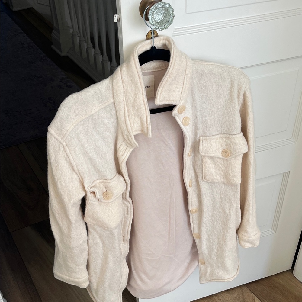 Thread & Supply Cream Utility Jacket